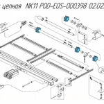 фото Звёздочка цепная NK11 POD-EOS-000398 02.02.105 для новозоразбрасывателей Metal-Fach N-267