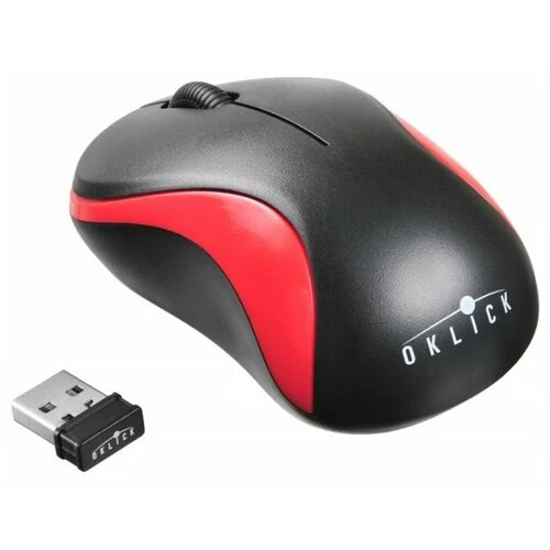 Фото Мышь Oklick 605SW Black-Red USB