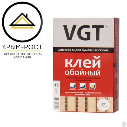 Фото Клей обойный для бумажных обоев сухой 0,3кг VGT