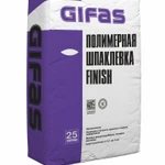 фото Шпаклевка полимерная белоснежная Gifas Finish, 25кг