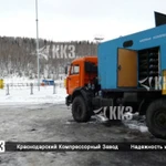 фото Химическая чистка газопроводов азотными компрессорными станциями