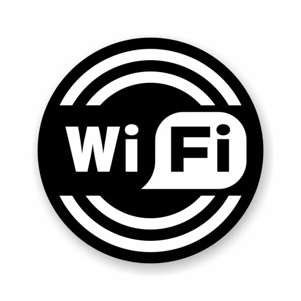 Фото Наклейка Wi-Fi круглая