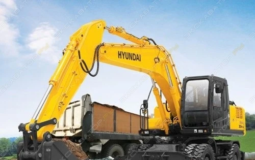 Фото Аренда колесного экскаватора Hyundai R210W-9S, Ростов-на-Дону