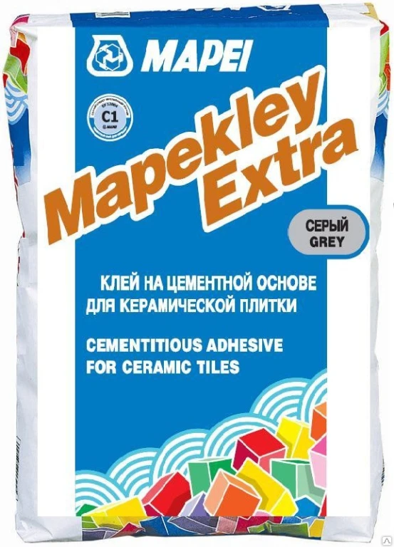 Фото Клеевой состав MAPEKLEY EXTRA, класс С1 Серый 25кг