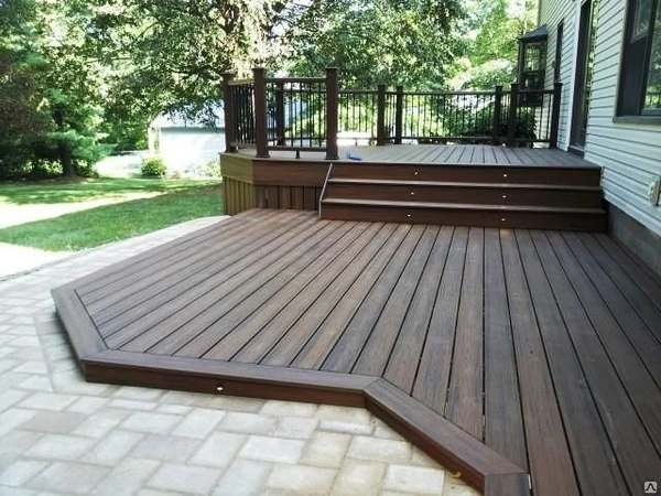 Фото Террасная доска "CM Decking" ДПК (MIX COLOR-пустотелая) 25х135х3000