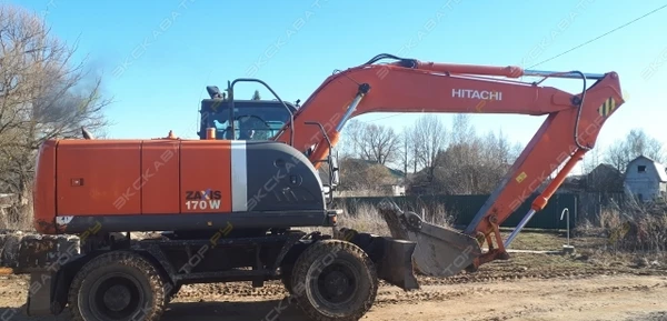 Фото Аренда колесного экскаватора Hitachi ZX170W-3, Тверь