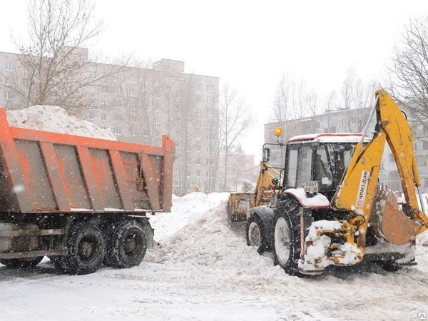 Фото Вывоз снега