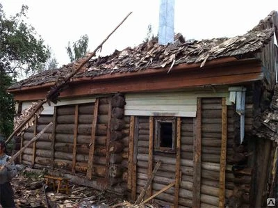 Фото Демонтаж домов,сараев,бань,зданий. Вывоз стоительного мусора