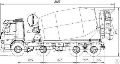 Фото Автобетоносмеситель 10v3 на шасси Volvo FM11 (8х4)