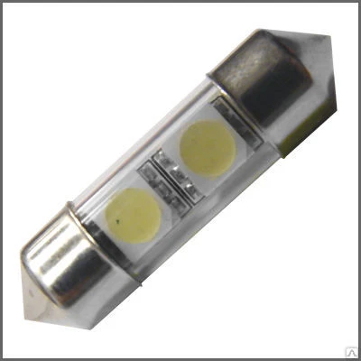 Фото Светодиод С5W 2SMD 38мм