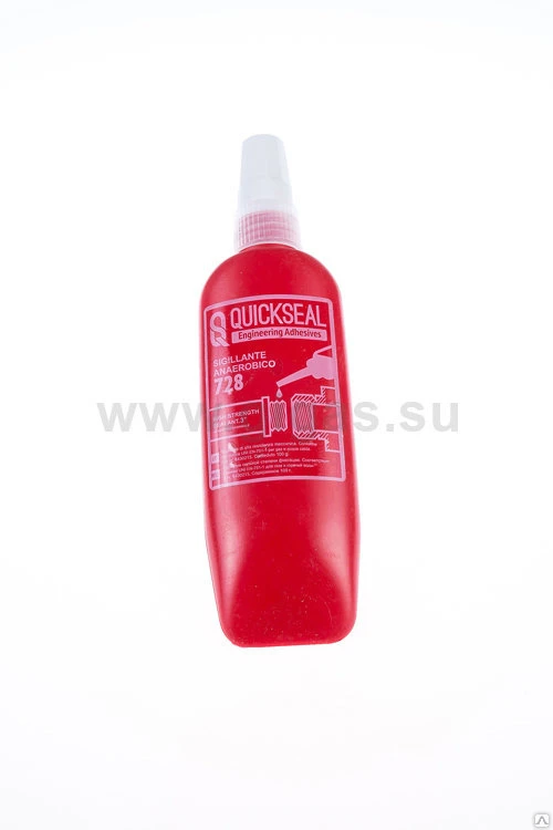 Фото Анаэробный герметик сильной фикс. красн. QuickSEAL 728 100 г