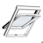 фото Мансардное окно VELUX GLP 0073 Белый пластик ручка снизу PR06 94x118