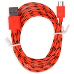 фото Кабель Smartbuy USB - micro USB, нейлон, длина 1,2 м, красный (iK-12n red)/500