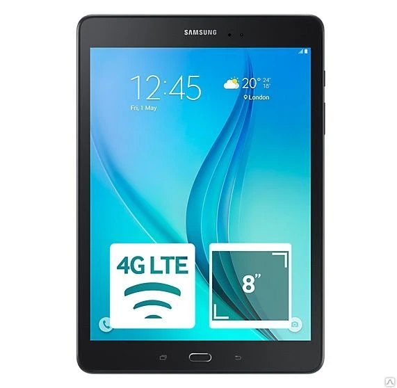 Фото Планшет 8.0" Samsung Galaxy Tab A SM-T355, 16Gb, LTE, Android, black