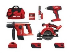 Фото Аккумуляторный набор инструментов Hilti аккумулятор TE4-A+SFC22-A+SCW22-A