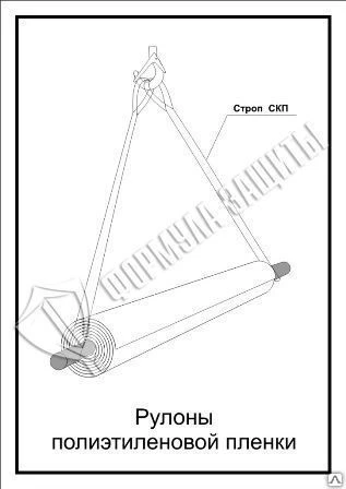 Фото Схема «Рулоны полиэтиленовой пленки» (300х400 мм)