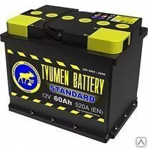 Фото Аккумулятор TYUMEN BATTERY STANDARD 60 А/ч прямая L+