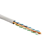 фото Кабель UTP 4-C5E-SOLID-GY-305 витая пара UTP (U/UTP) кат.5e 4 пары (24 AWG) одножильн. (solid) PVC (305м) сер. Hyperline 41903