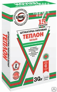 Фото Штукатурка UNIS Юнис Теплон 30кг