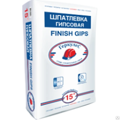 Фото Шпатлевка "Геркулес" Finish Gips 15 кг