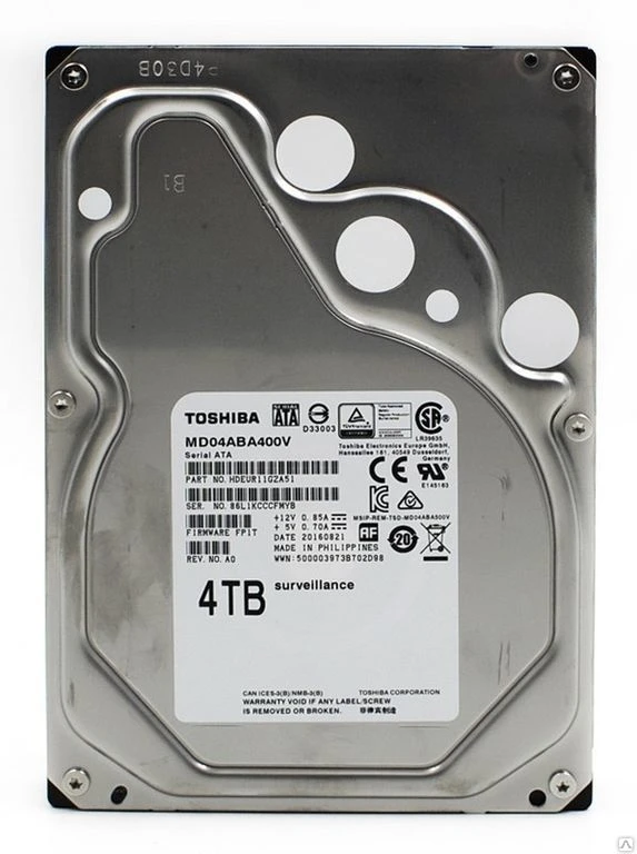 Фото Жесткий диск TOSHIBA Low spin MDT04ABA400V 4 Тб