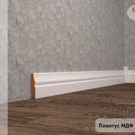 фото Madest Decor Широкий плинтус МДФ 04-054-10 под покраску