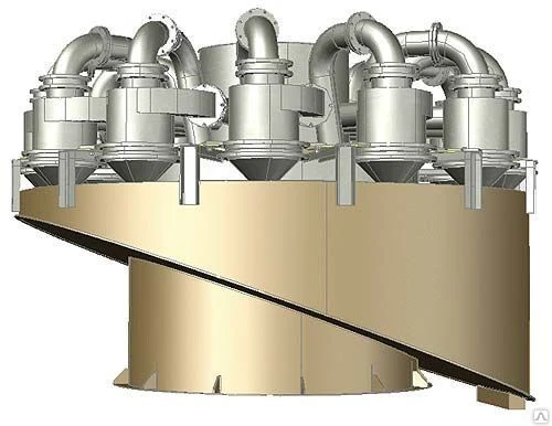 Фото Гидроциклон ГЦЧ 360.0 в сборе Нефтяное оборудование.