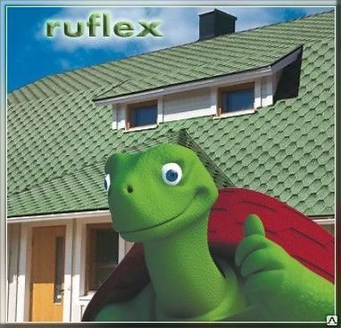 Фото Мягкая черепица Ruflex TAB Карамельный солод