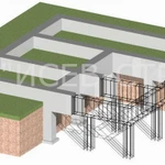 фото Мелкозаглубленный фундамент с буронабивными сваями