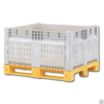 Фото Box pallet KitBin1200х1000х715 перфорированный разборный контейнер