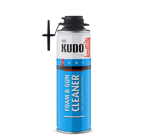 Фото Очиститель монтажной пены Kudo Home Foam&Gun Cleaner, 650 мл