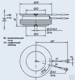 Фото Силовой тиристор Т133-320