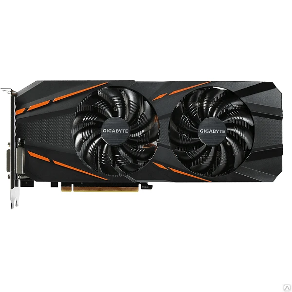 Фото Видеокарта GeForce GTX1060 3072Mb Gigabyte GV-N1060G1 GAMING-3GD, 
1620/800