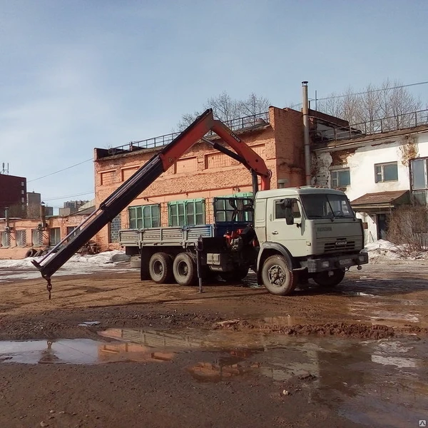 Фото Камаз-манипулятор в аренду г/п 10 тонн вездеход