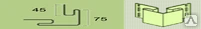 Фото Наружный угол длина 3,05 м 1 упк- 6 шт