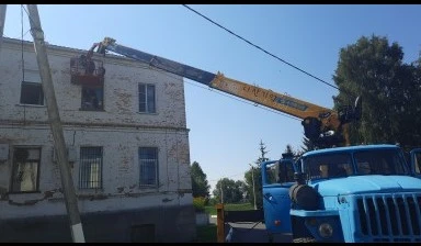 Фото Услуги манипулятора вездехода. Люлька автовышки.