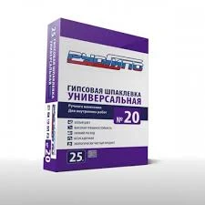 Фото Шпаклевка гипсовая РусГипс №20 универсальная (25 кг)