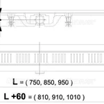 фото Душевой трап линейный Alcaplast APZ10 Simple 750