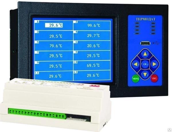 Фото Прибор Термодат-29Е5/2Р/485/4М/F-РВ/8УВ/8С/8Р
в