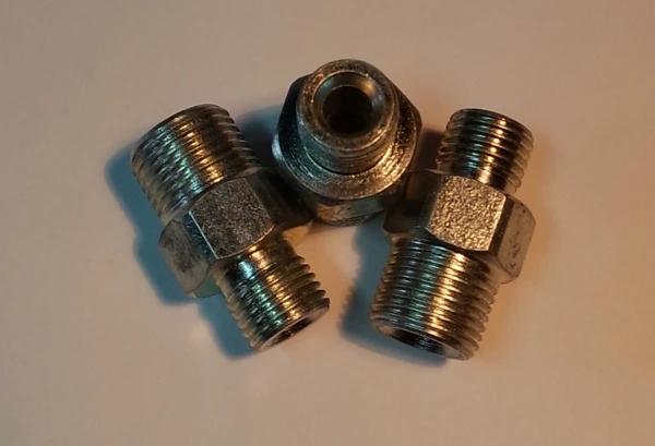 Фото Соединение шланговое 1/4”(M) x 3/8”(M) аналог G-code 157350