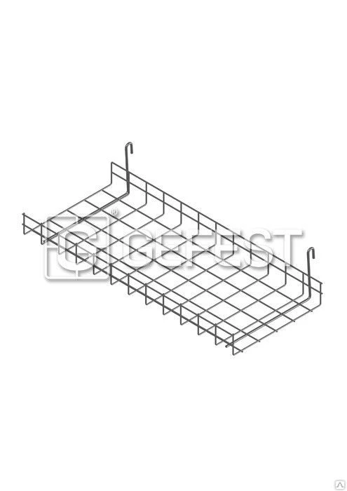 Фото Полка прямая 600х250х50 на решетку