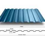 Фото №5 Профлист МП-20 Стандарт, покрытие Полиэстер, 0,5мм