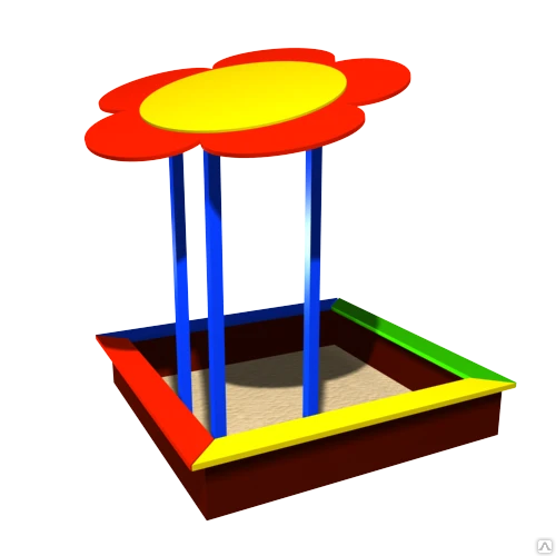 Фото Песочница с навесом и счетами
