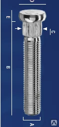 Фото Шпилька колесная М 12х1,5х40 (CRP130A40) Ellis