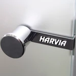 Фото №3 Дверь для сауны Harvia 8х21 (стеклянная, сатин, коробка осина), D82105H