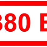 фото Знак ЭБ 25 "380 В"