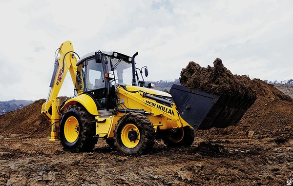 Фото Экскаватор-погрузчик New Holland B100