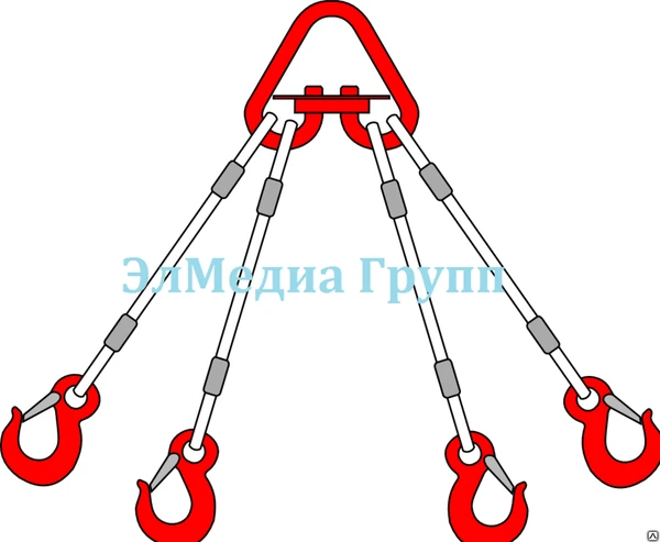 Фото Строп канатный 4СК- 25.0/5000