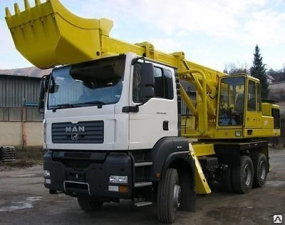 Фото UDS 114 на шасси MAN TGA 26.310 6x6 BB экскаватор-планировщик.