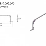 фото Распорка T229-K.310.005.000 для фронтального погрузчика Metal-Fach Бык Т-229